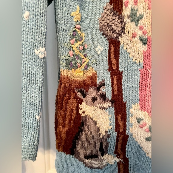 Vintage, Large, Signatures by Northern Isles Santa Sweater - Picture 4 of 9